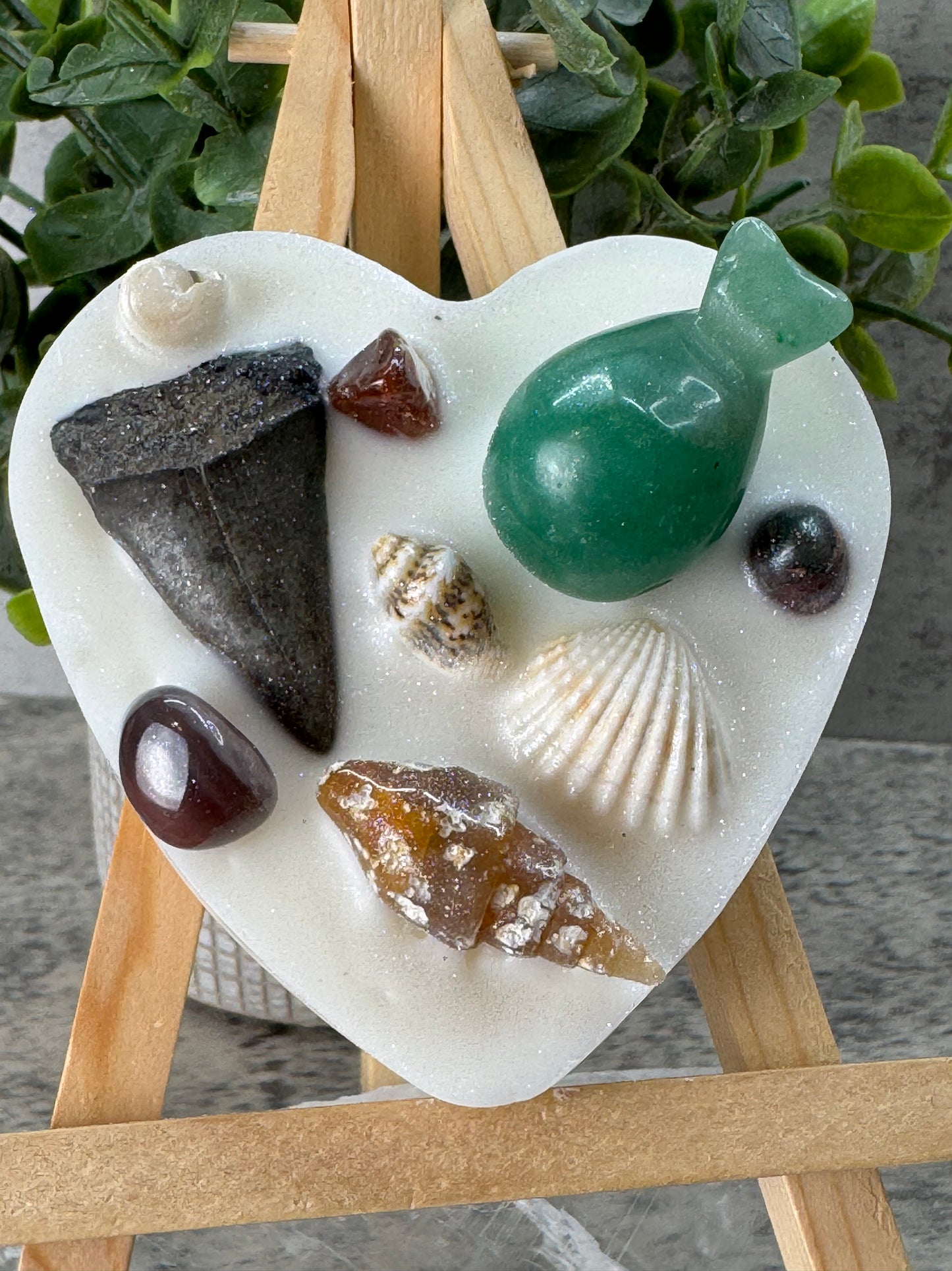 Decorated Heart Shape Slabs