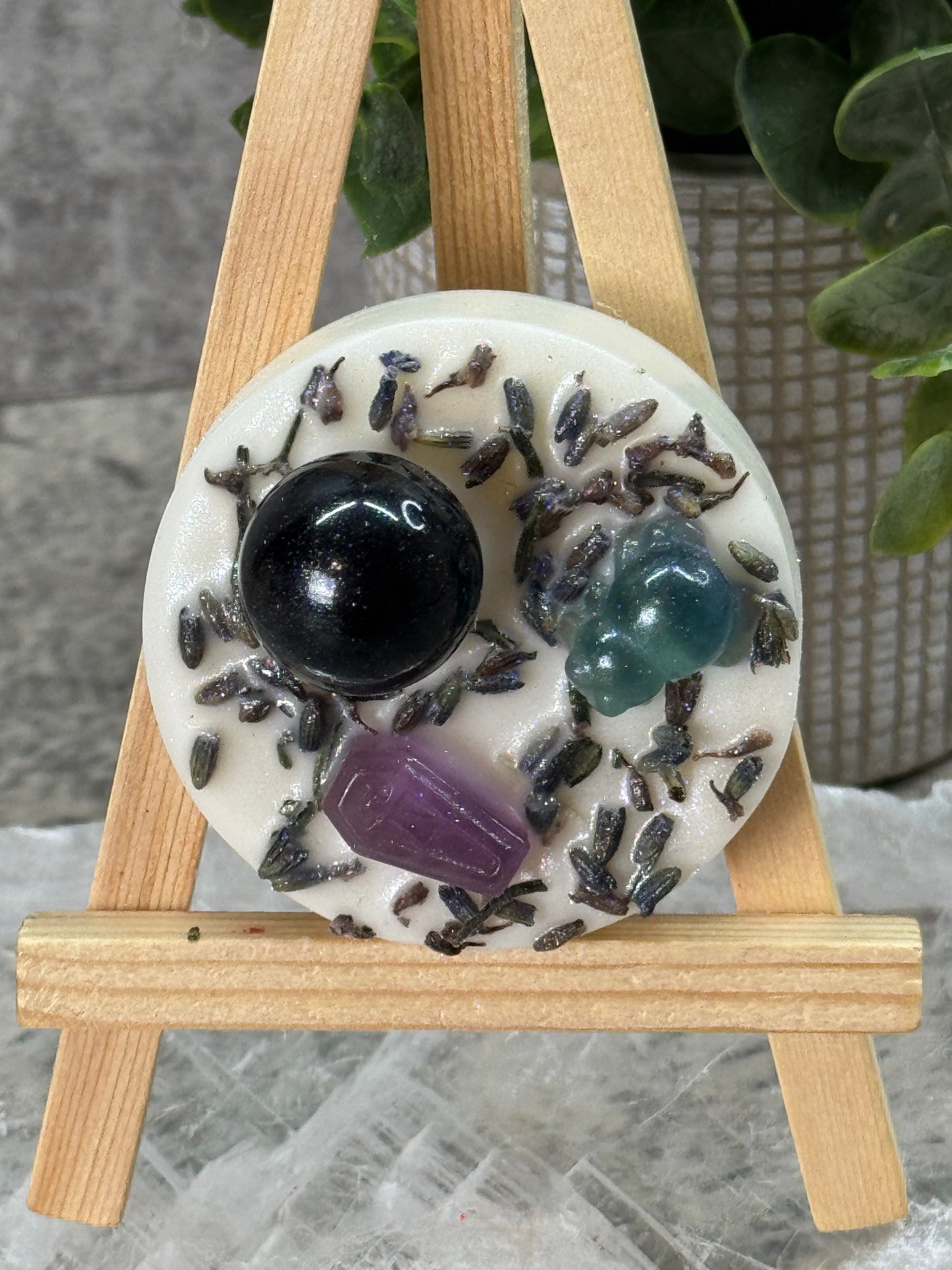 Decorated Wax Slab