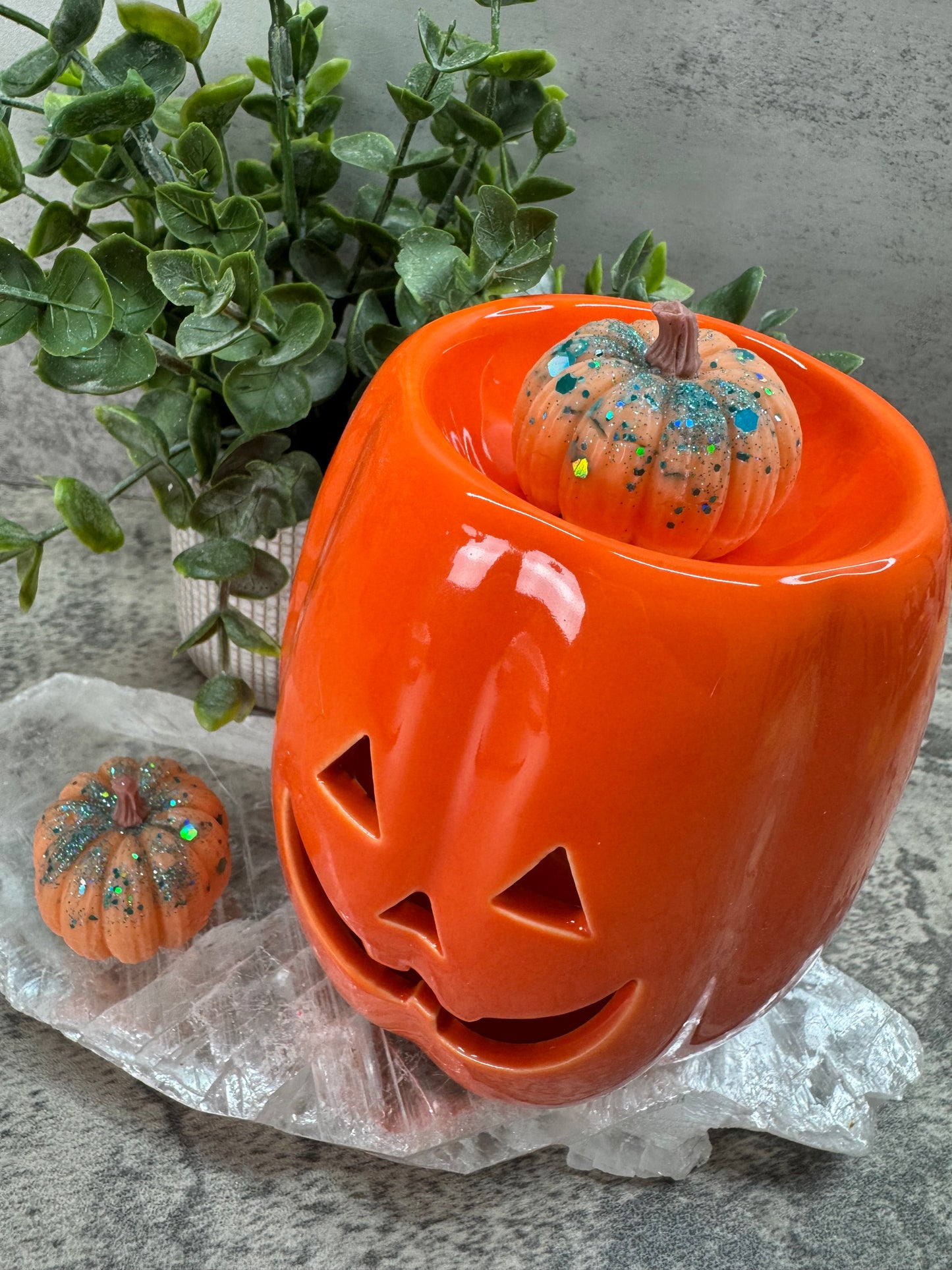 Jack O'Lantern Tea Light Wax Warmer