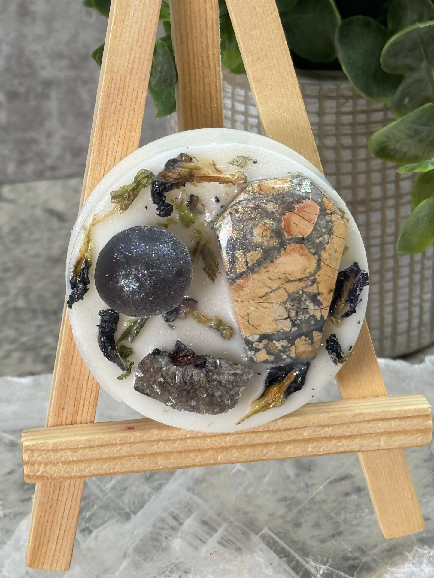 Decorated Wax Slab