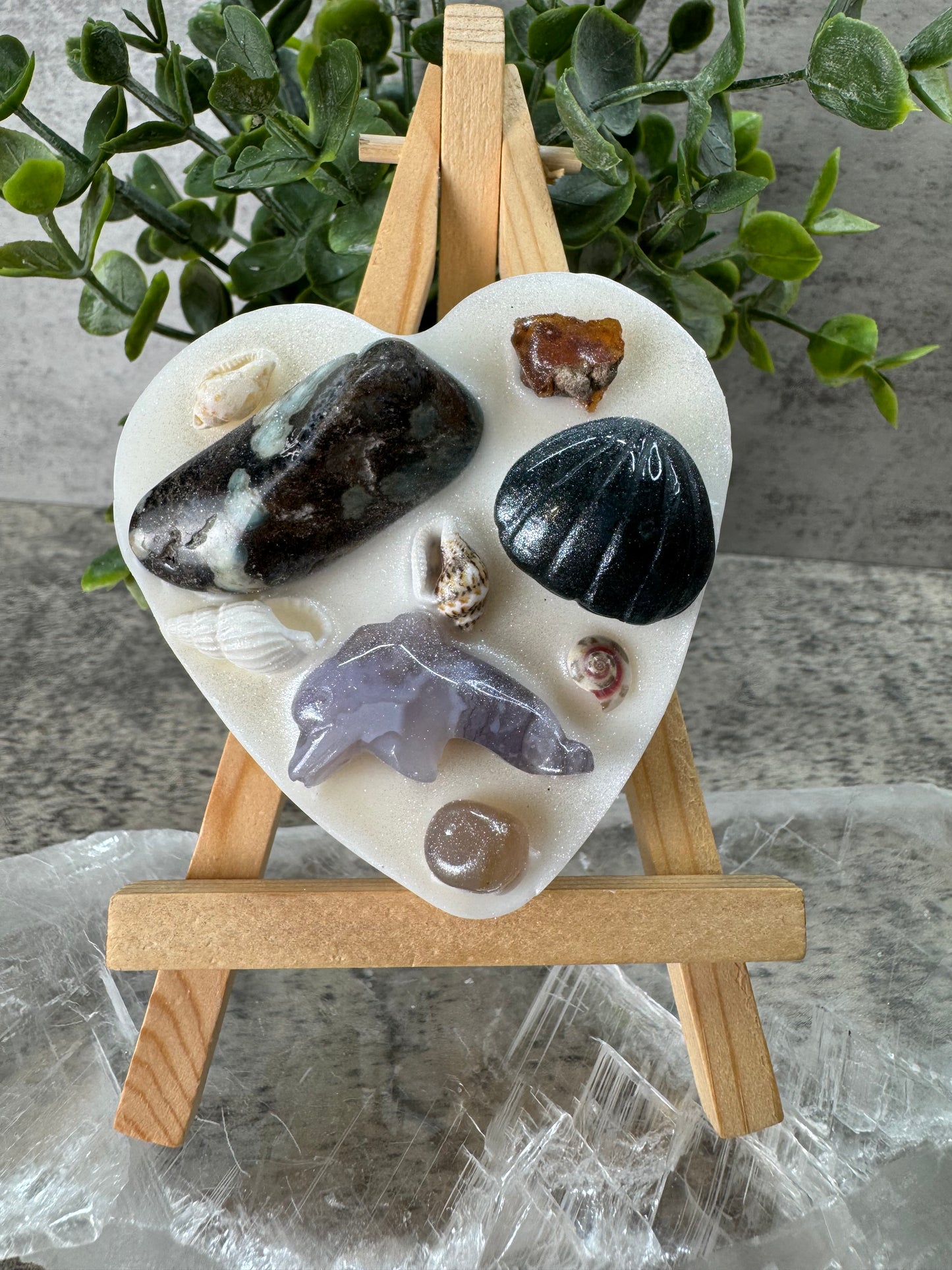 Decorated Heart Shape Slabs