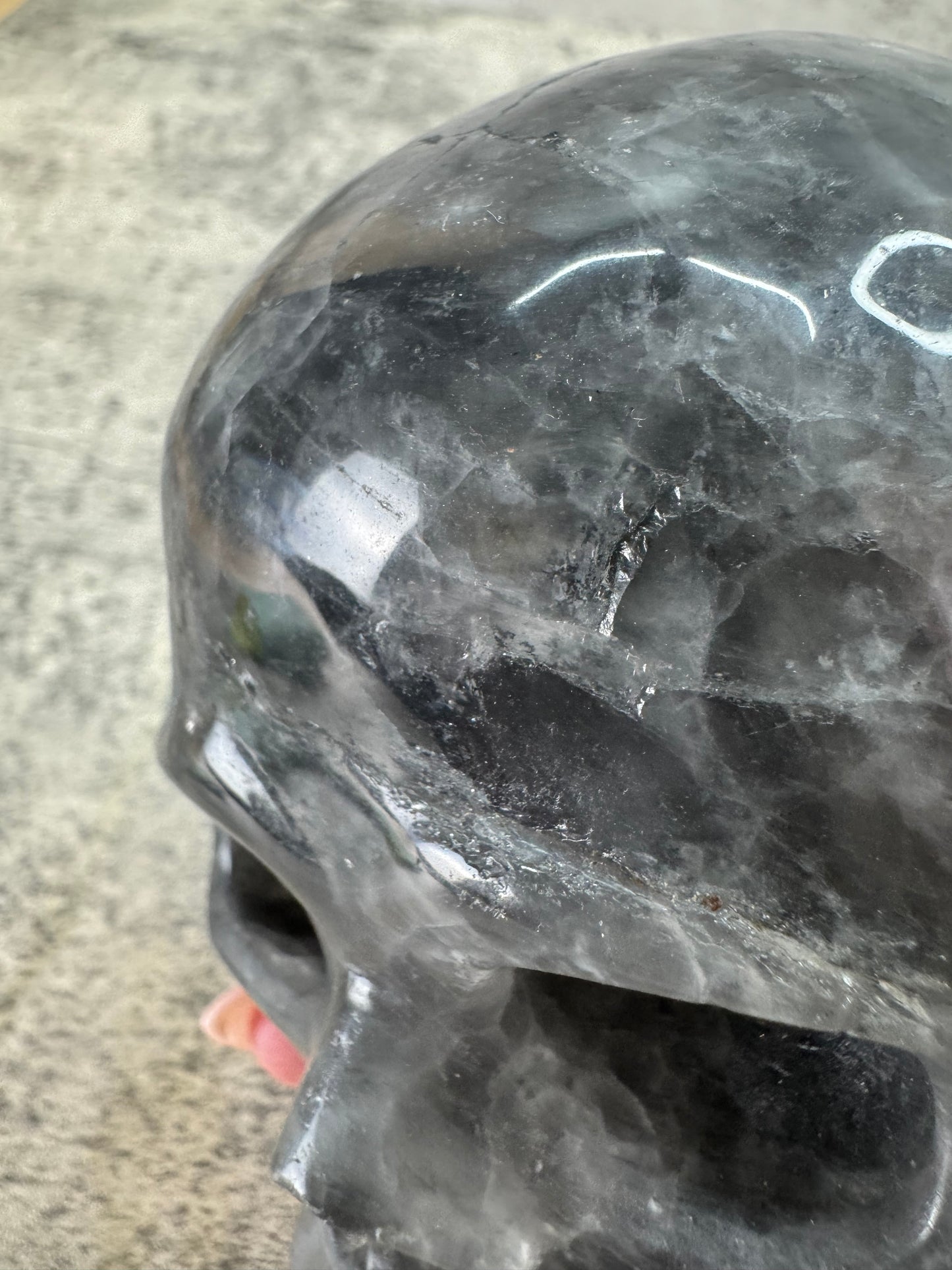 Smoky Quartz Skull