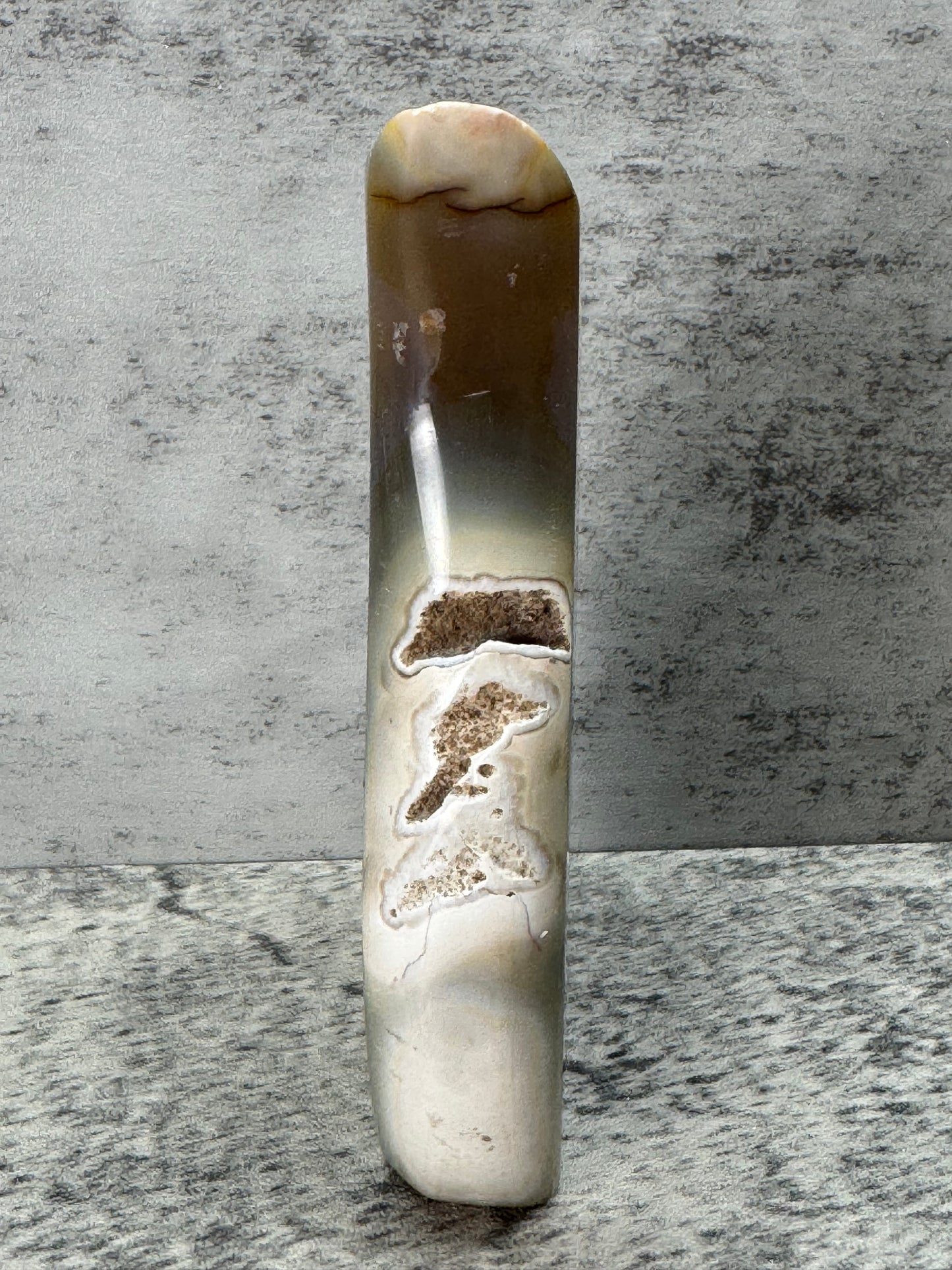 Druzy Agate Flame