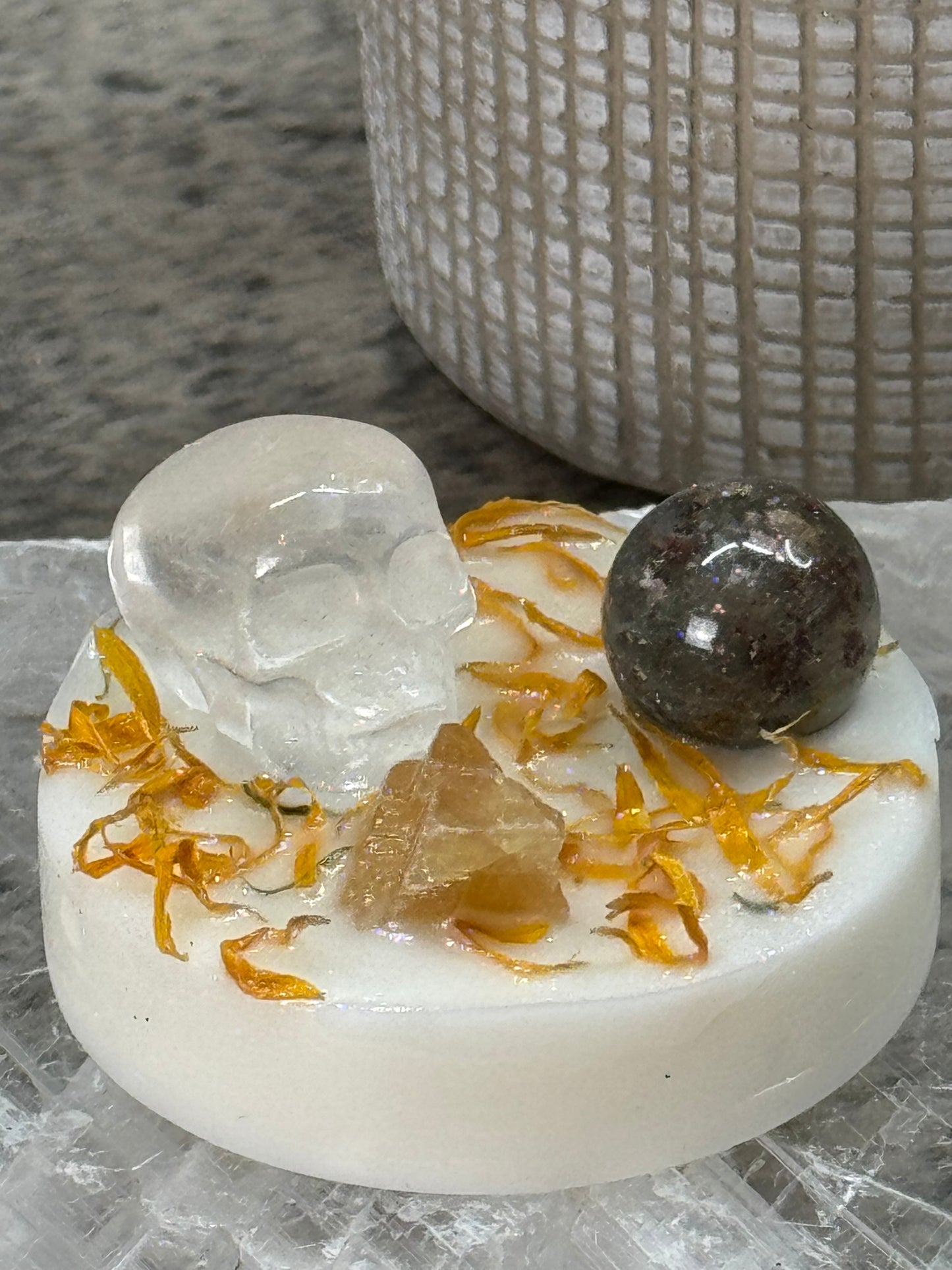 Decorated Wax Slab