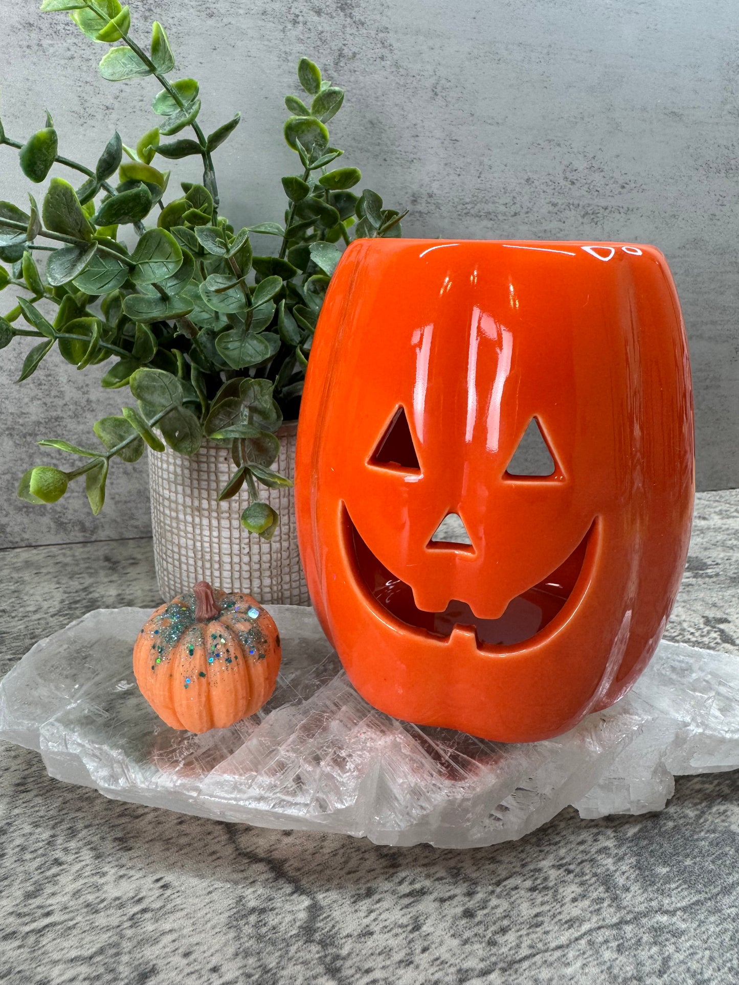 Jack O'Lantern Tea Light Wax Warmer