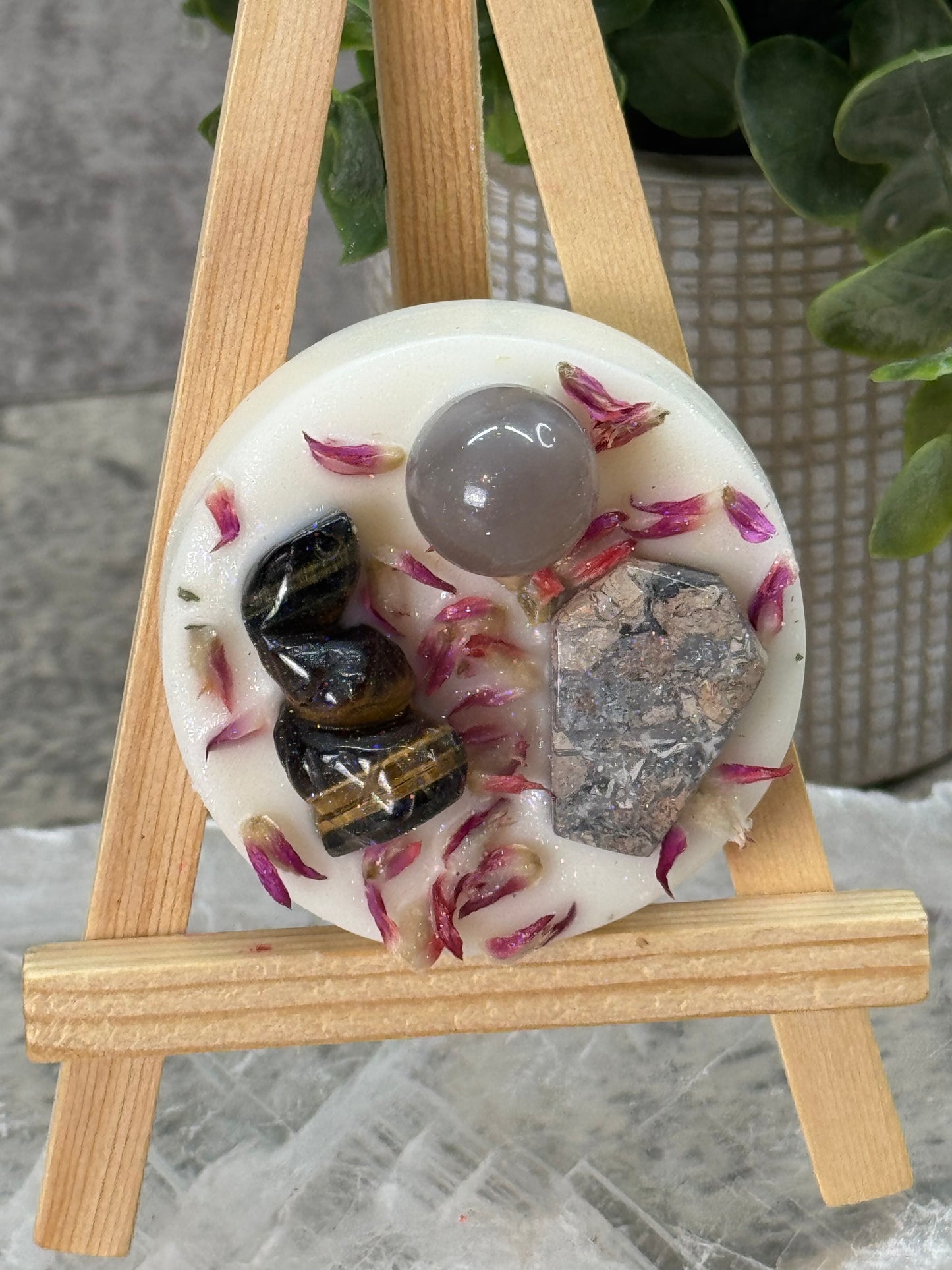 Decorated Wax Slab