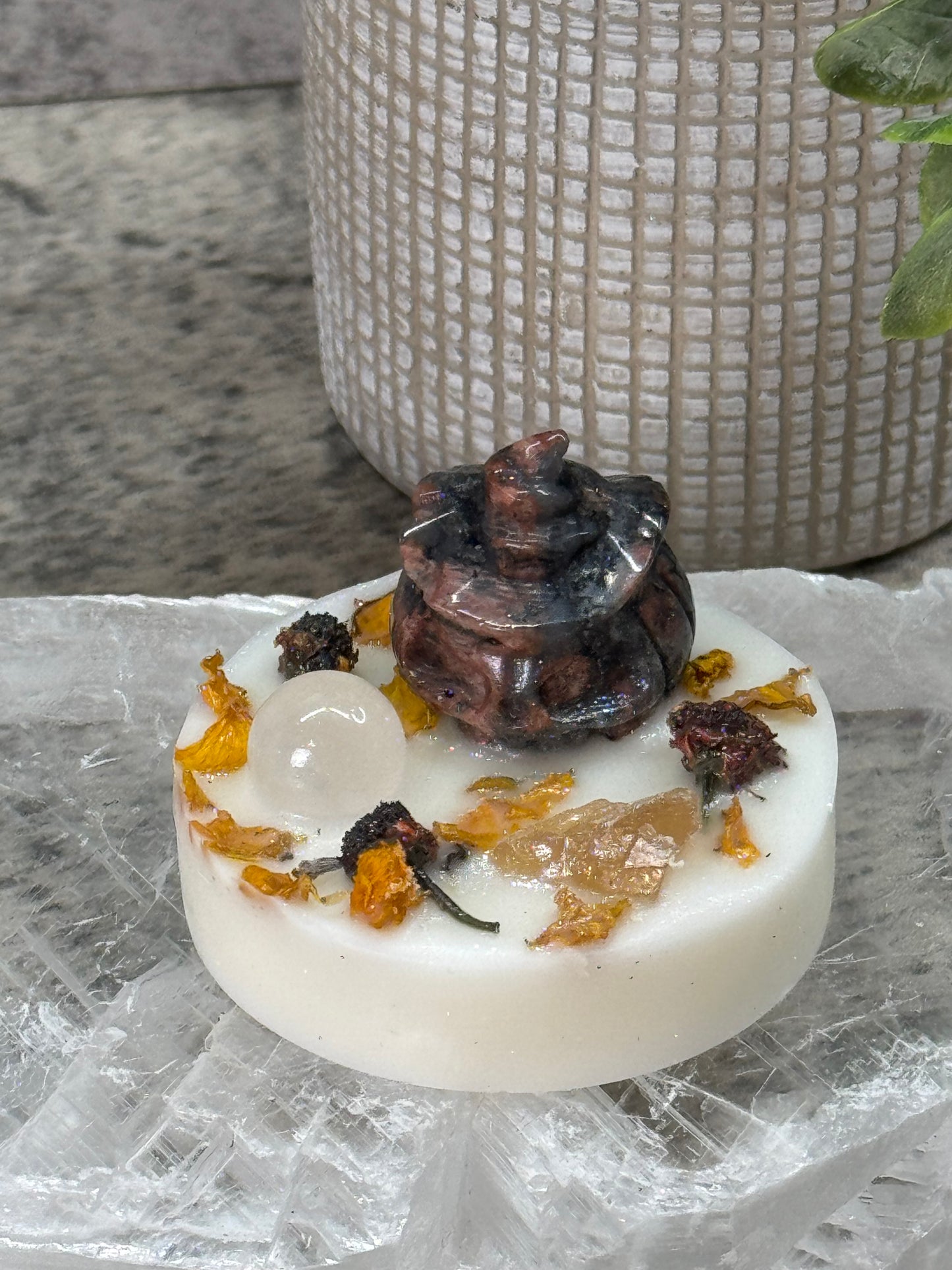 Decorated Wax Slab