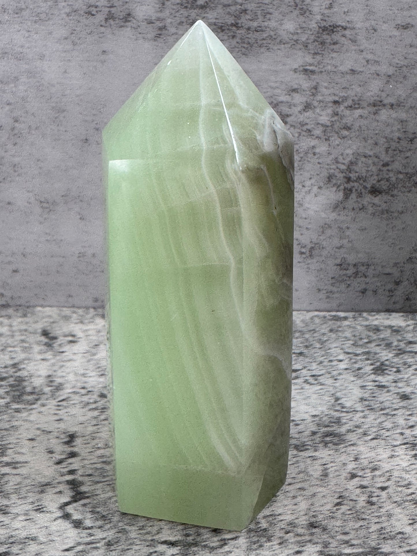 Pistachio Calcite Tower
