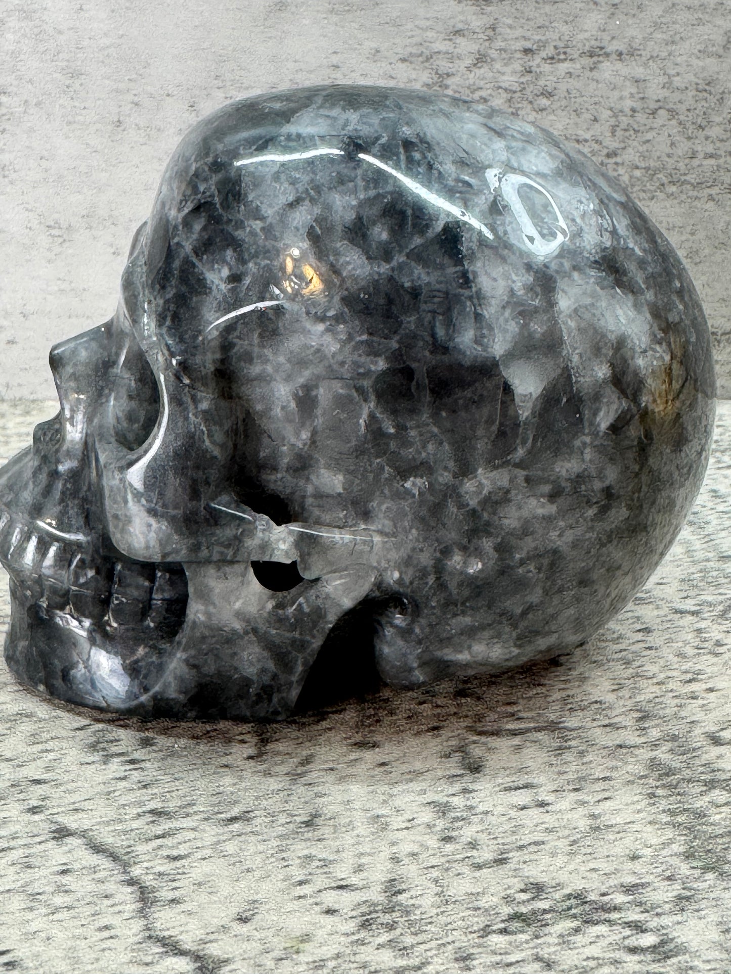 Smoky Quartz Skull