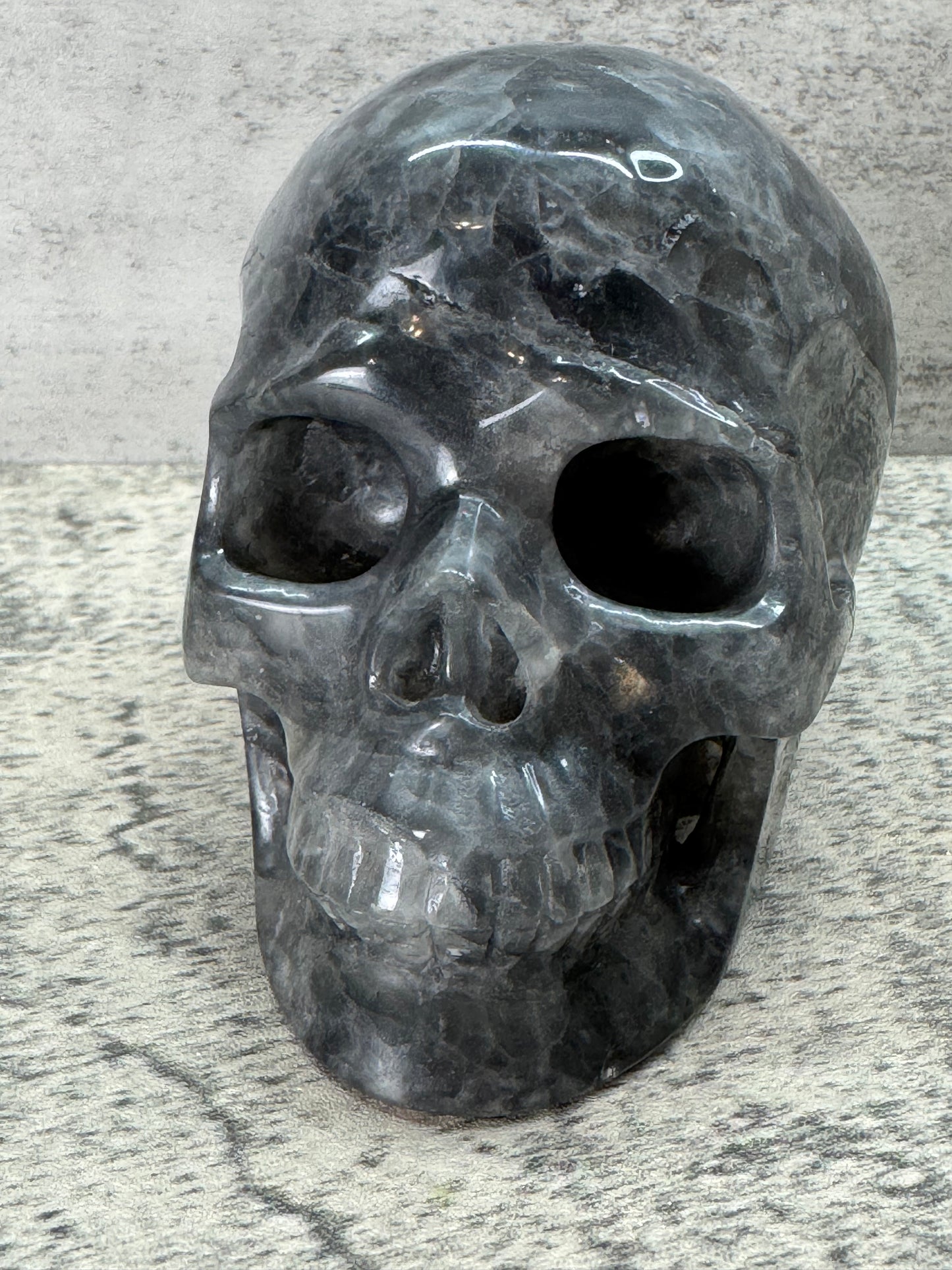 Smoky Quartz Skull