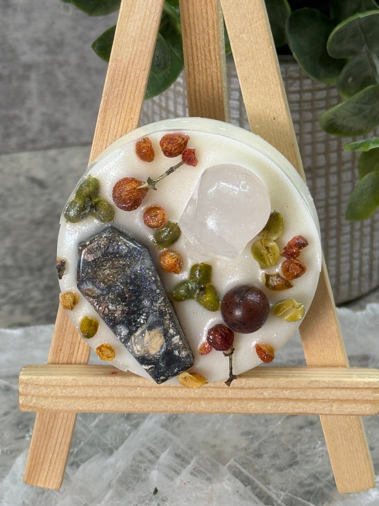 Decorated Wax Slab