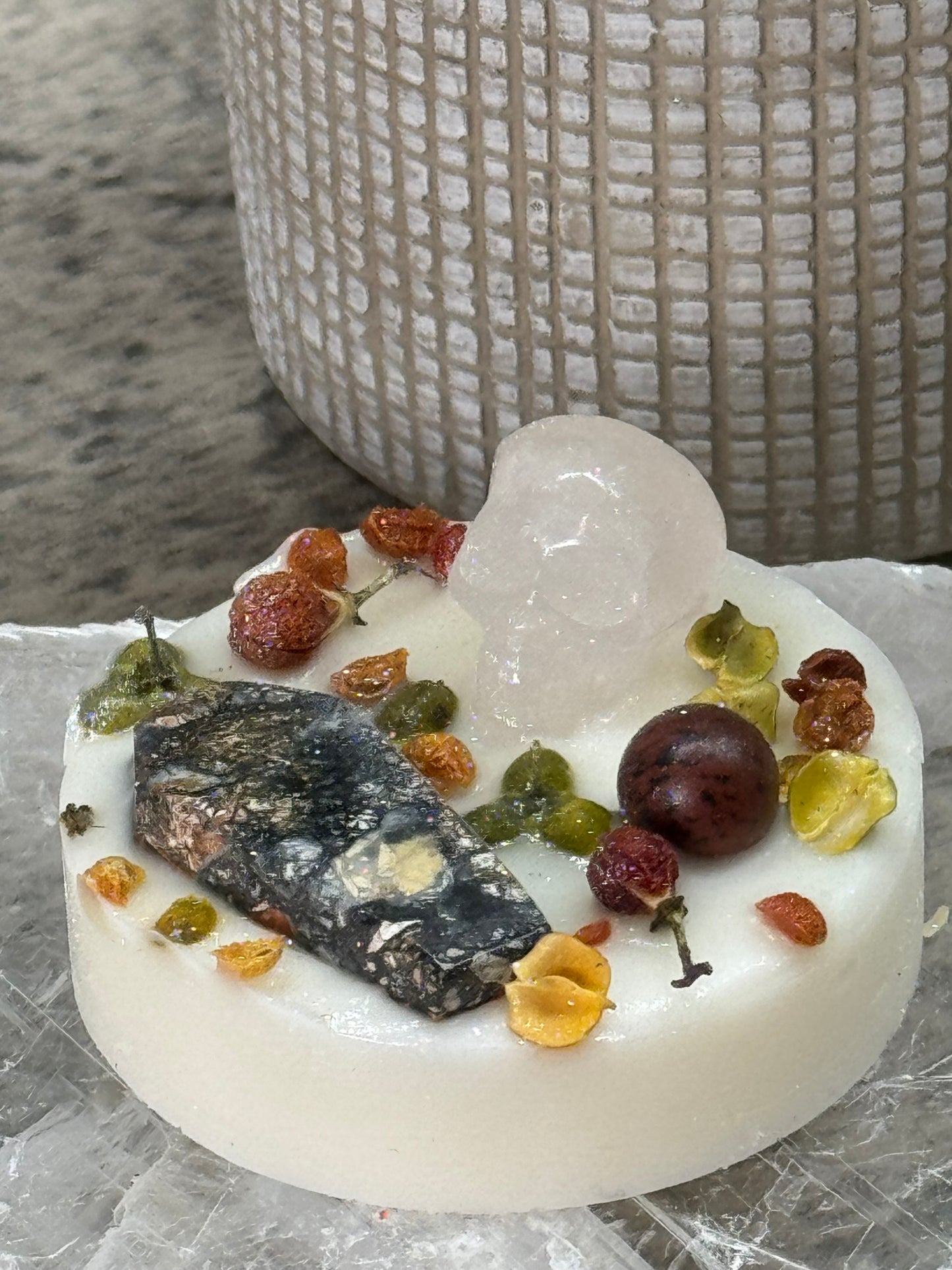 Decorated Wax Slab