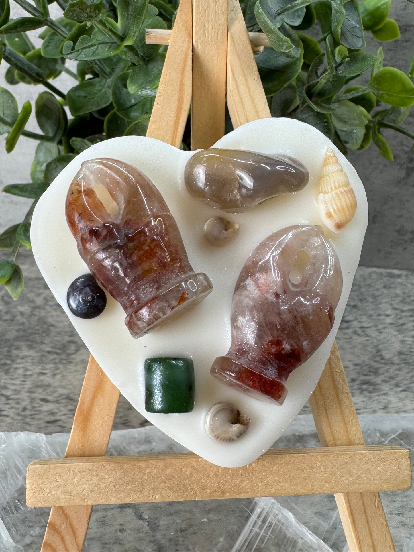 Decorated Heart Shape Slabs