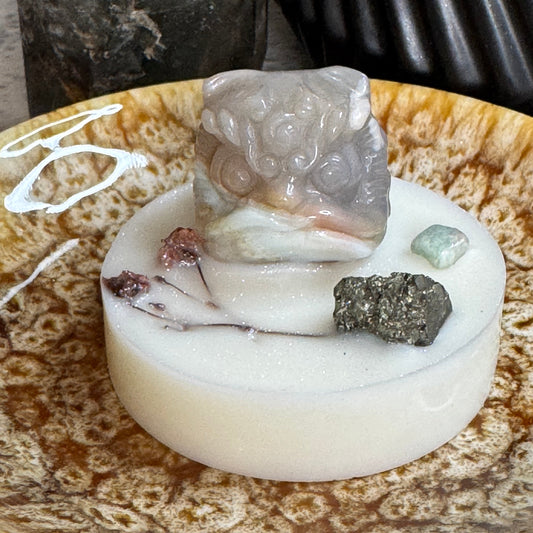 Decorated Wax Slab