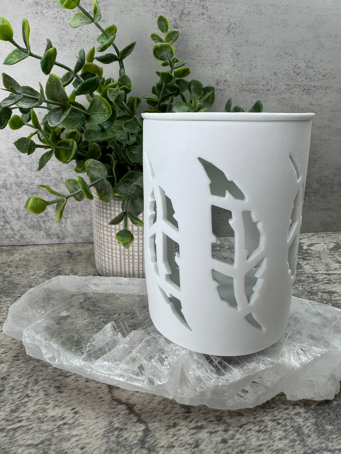 Feather Tea Light Warmer