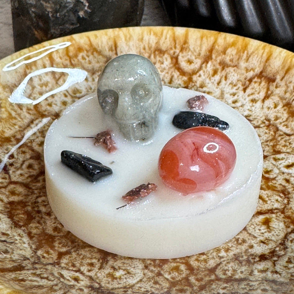 Decorated Wax Slab