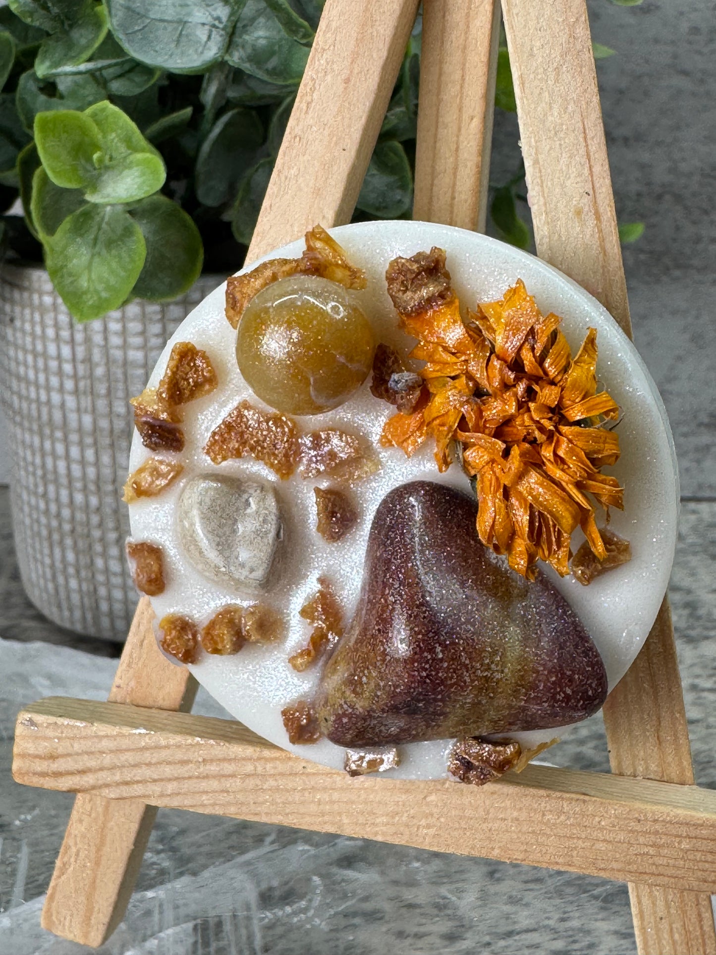 Decorated Wax Slab