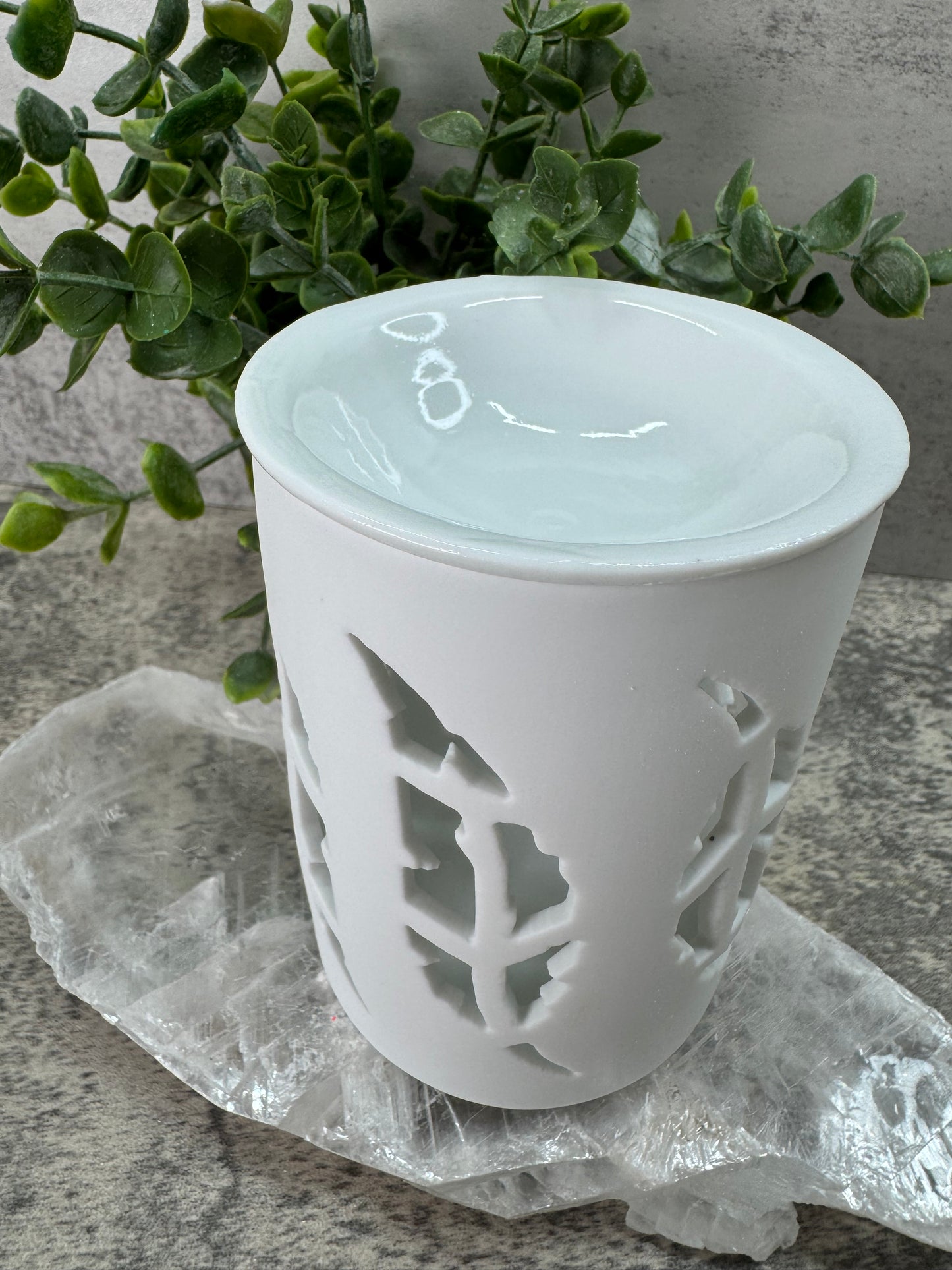 Feather Tea Light Warmer
