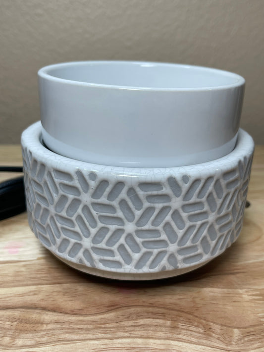 Stone Hexagon 2-In-1 Warmer