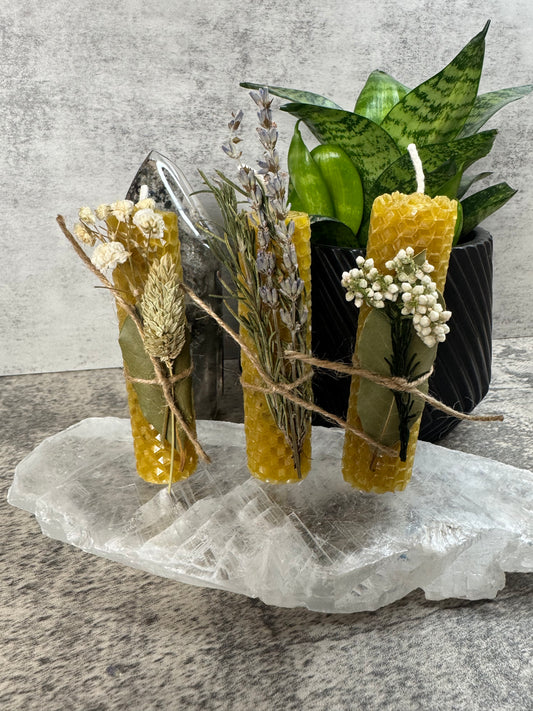 Beeswax Intention Candles