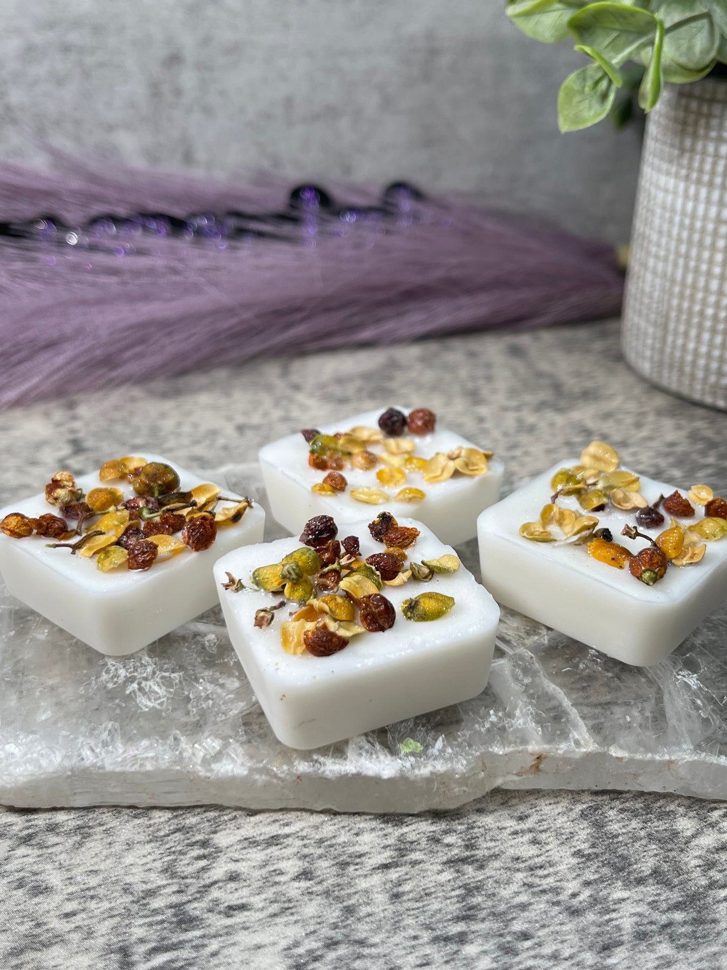 Square Wax Melts-Herbs/Dried Flowers